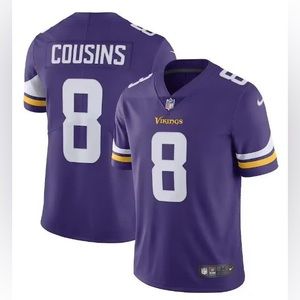 New - Mens Minnesota Vikings Kirk Cousins Nike Purple